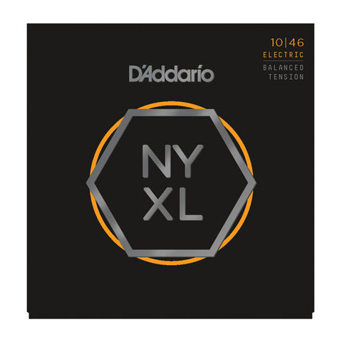 D'Addario- Electric Guitar Strings #NYXL1046BT - Nickel Plate - Light Gauge - Balanced Tension