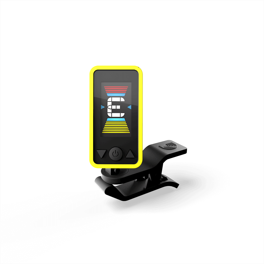 D'addario Eclipse Tuner - Yellow
