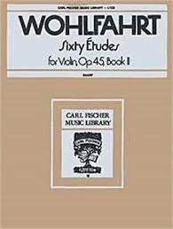 Wohlfahrt Sixty Etudes For The Violin (Carl Fischer Music Library; Op. 45) (Book)