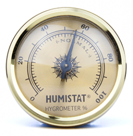 Humistat Hygrometer, Gold