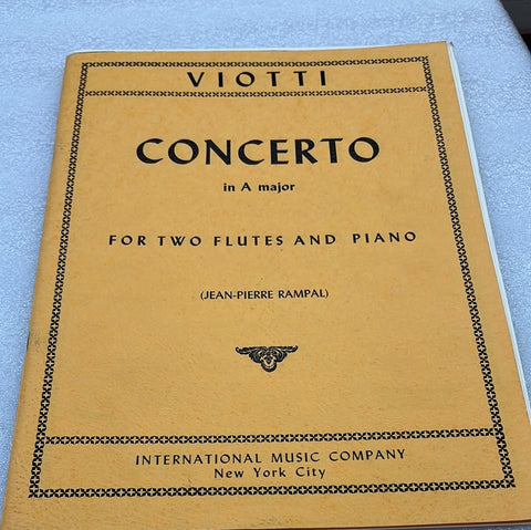 Viotti - Concerto in A Major - Two Flutes and Piano