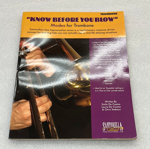 Know Before You  Blow - Trombone (Book)