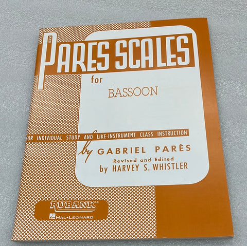 Pares Scales For Bassoon (Book)