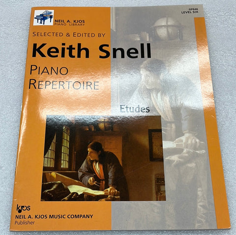 Piano Etudes (Neil A Kjos Library; Level 6) (Book)