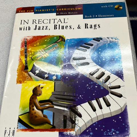 FJH - In Recital W/Jazz; Blues & Rags - Book 2