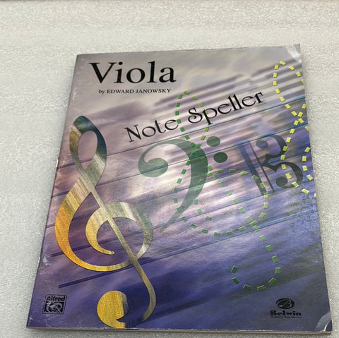 Note Speller - Viola (Book)
