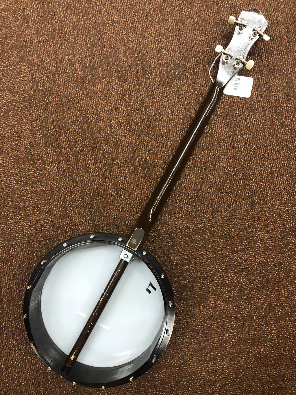 Beautiful Classic Harmony Reso-Tone Steel Reinforced Neck Banjo W/case Made in U.S.A