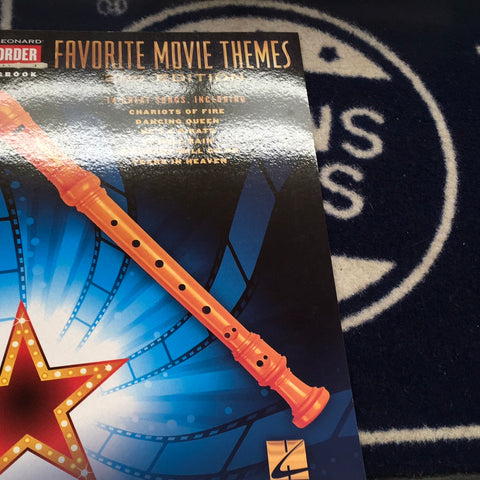 Favorite Movie Themes for Recorder (Book)