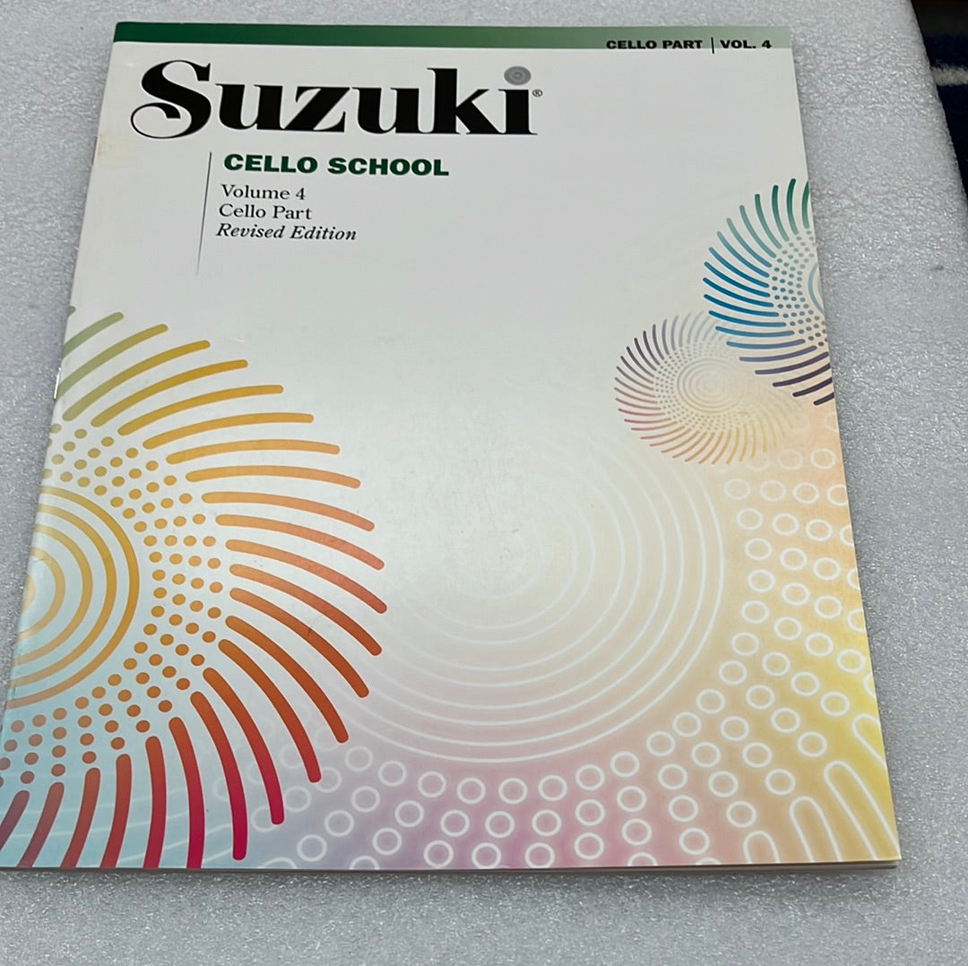 Suzuki Cello School; Volume 4 - No Cd (Book)