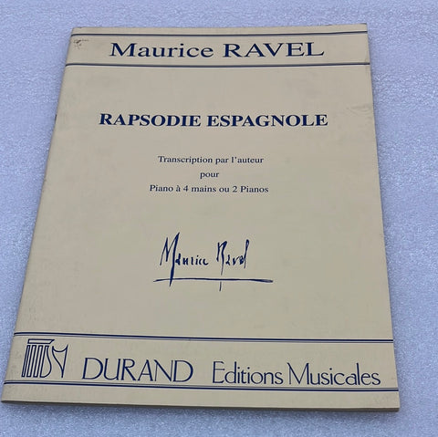 Ravel - Rapsodie Espagnole (Book)