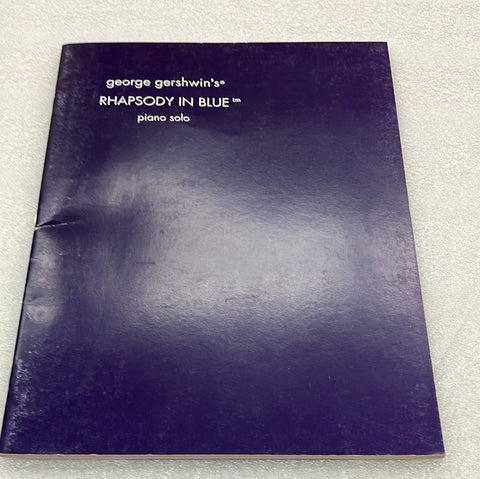 George Gershwin - Rhapsody In Blue For Solo Piano (Book) - Out of Print