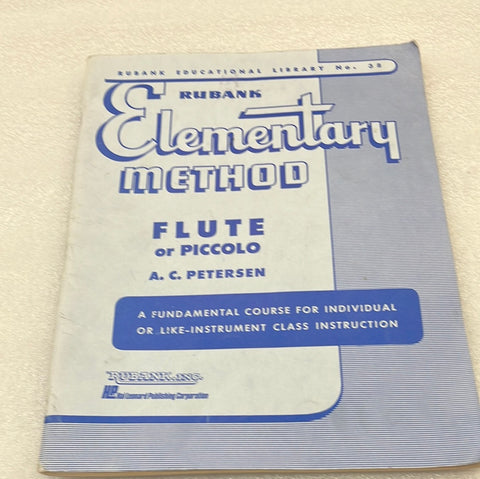 Rubank Elementary Method - Flute Or Piccolo (Book)