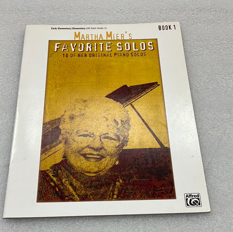 Martha Mier - Favorite Solos Book 1(Book)