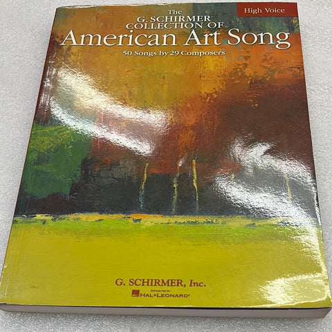 The G. Schirmer Collection Of American Art Song (Book)