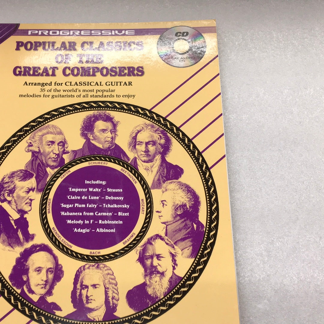 Popular Classics Of The Great Composers - Classical Guitar - Volume 4 (Book)