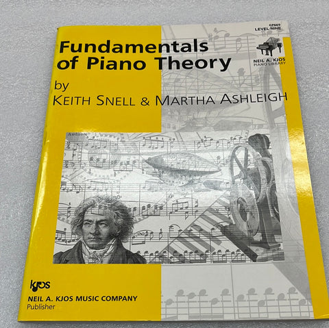 Fundamentals Of Piano Theory Level Nine (Neil A Kjos Piano Library) (Book)