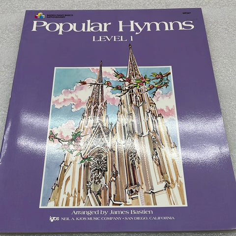 Bastien Piano Basics Supplementary - Popular Hymns: Level 1 - (Book)