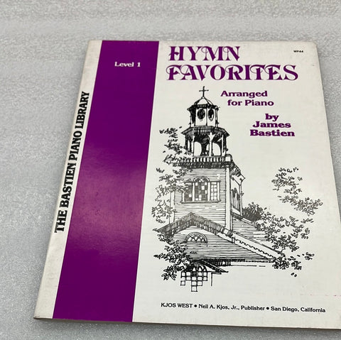 Hymn Favorites; Level 1 (The Bastian Piano Library) (Book)