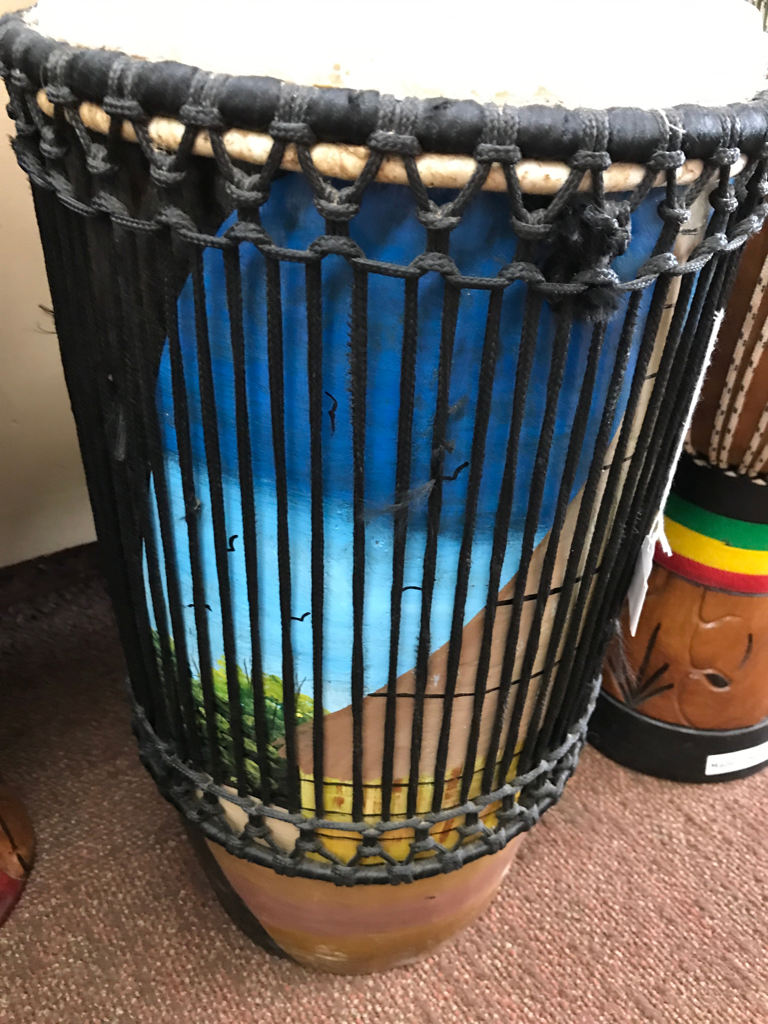 Senegal Rhumba (Large) 11" Head - 20 Inches Tall