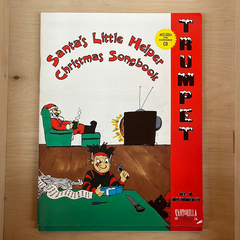 Santa's Little Helper Christmas Songbook w/CD - Trumpet