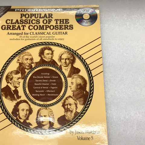 Popular Classics Of The Great Composers - Classical Guitar Volume 5 (Book)