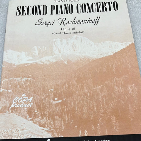 Rachmaninoff - Second Piano Concerto Opus 18 (Book)