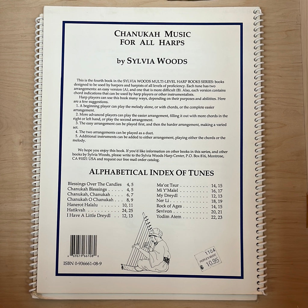 Chanukah Music for All Harps (Book)
