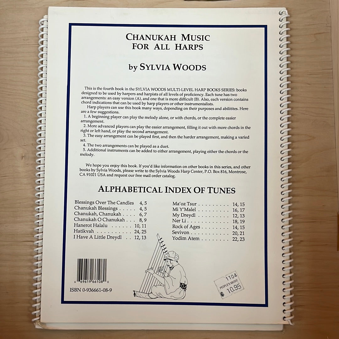 Chanukah Music for All Harps (Book)