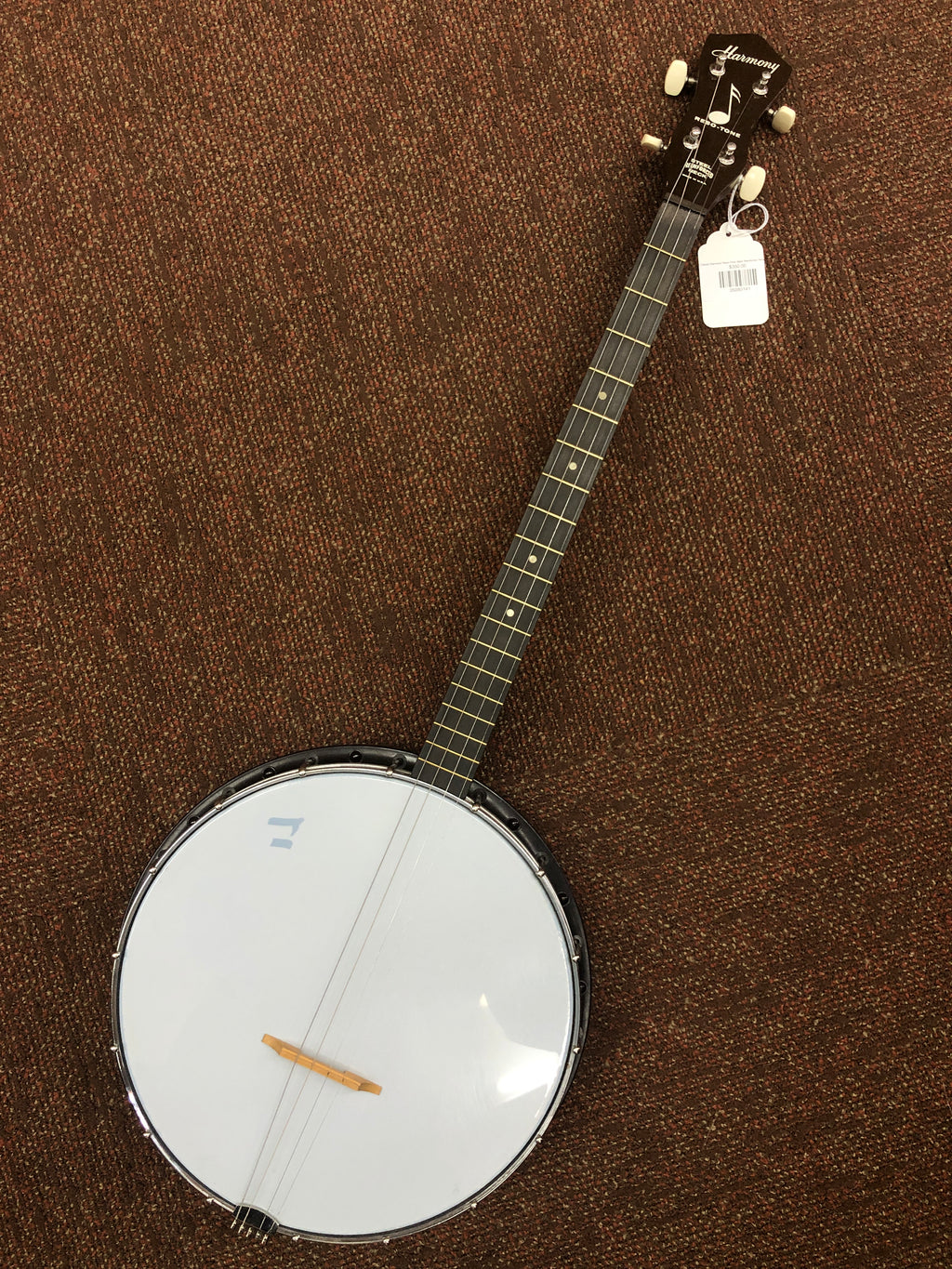 Beautiful Classic Harmony Reso-Tone Steel Reinforced Neck Banjo W/case Made in U.S.A