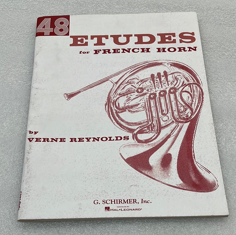 48 Etudes For French Horn (Book)