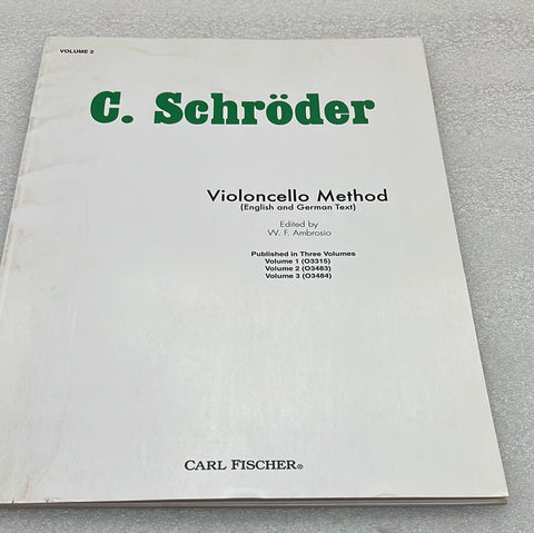 Violincello Method - Vol 2 (Book)