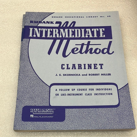Rubank Intermediate Method - Clarinet (Book)
