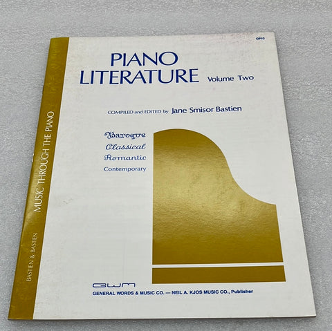 Piano Literature - Music Through The Piano: Volume 2 (Book)