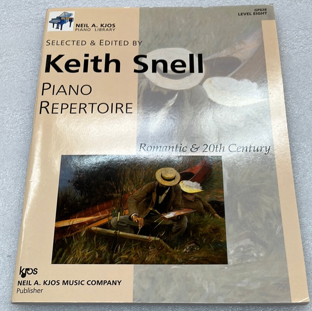 GP628 - Piano Repertoire Romantic & 20th Century Level 8 (Book)