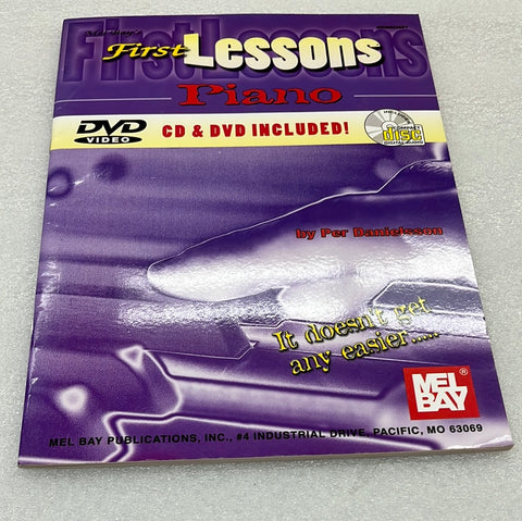 First Lessons Piano (Book)