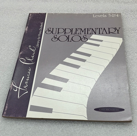 Supplementary Solos - Piano - Level 3&4 (Book)