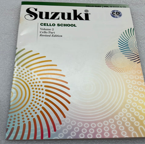 Suzuki Cello School; Volume 2 - W/Cd (Book)