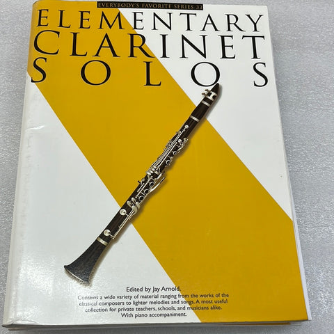 Elementary Clarinet Solos (Book)