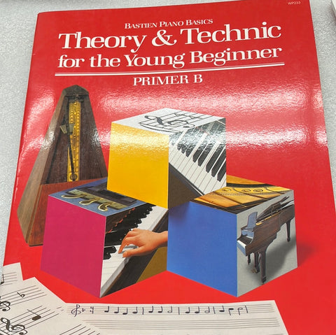 Theory & Technic For The Young Beginner Primer B (Book)
