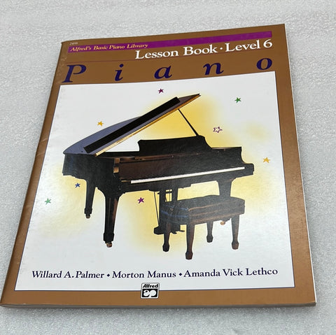 Alfred's Basic Piano Course: Lesson Book - Level 6 (Book)