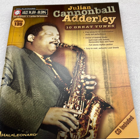 Julian “Cannonball” Adderley Jazz Play-Along Volume 139 (Book)