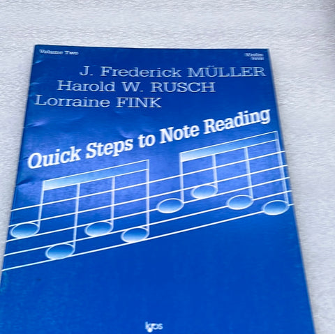 Note Reading - Violin - Vol 2 (Book)