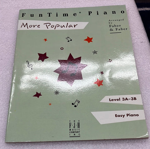 F & F - Funtime Piano - Level 3a-3b: More Popular (OUT OF PRINT)(Book)