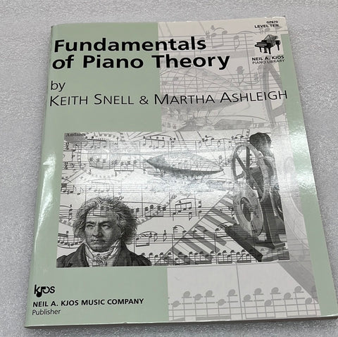 Fundamentals Of Piano Theory; Level Ten (Book)