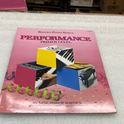 Bastien Piano Basics - Performance - Primer Level - (Book)