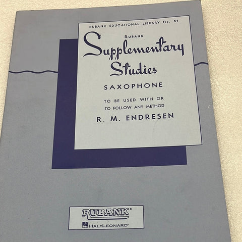 Supplementary Studies - Saxophone (Book)