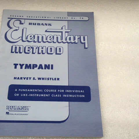 Rubank Intermediate Methods - Tympani (Book)