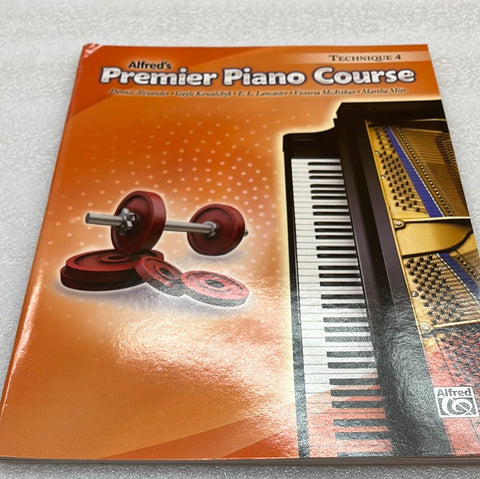 Premiere- Piano Course - Technique Book 4 (Book)