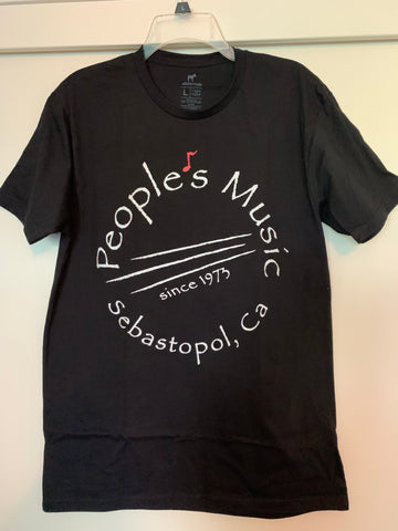 New Unisex People's Music Shirts - Black