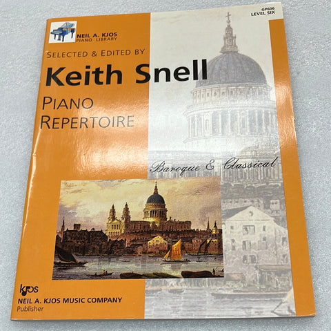 GP606 - Essential Piano Repertoire - Baroque & Classical - Level 6 (Book)